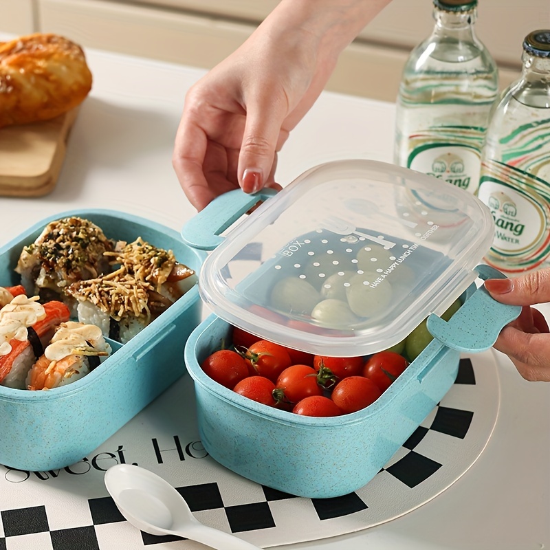 Portable Bento Box, 3-layers Lunch Box, Food Storage Tableware Outdoor Home  Kitchen Accessories - Temu