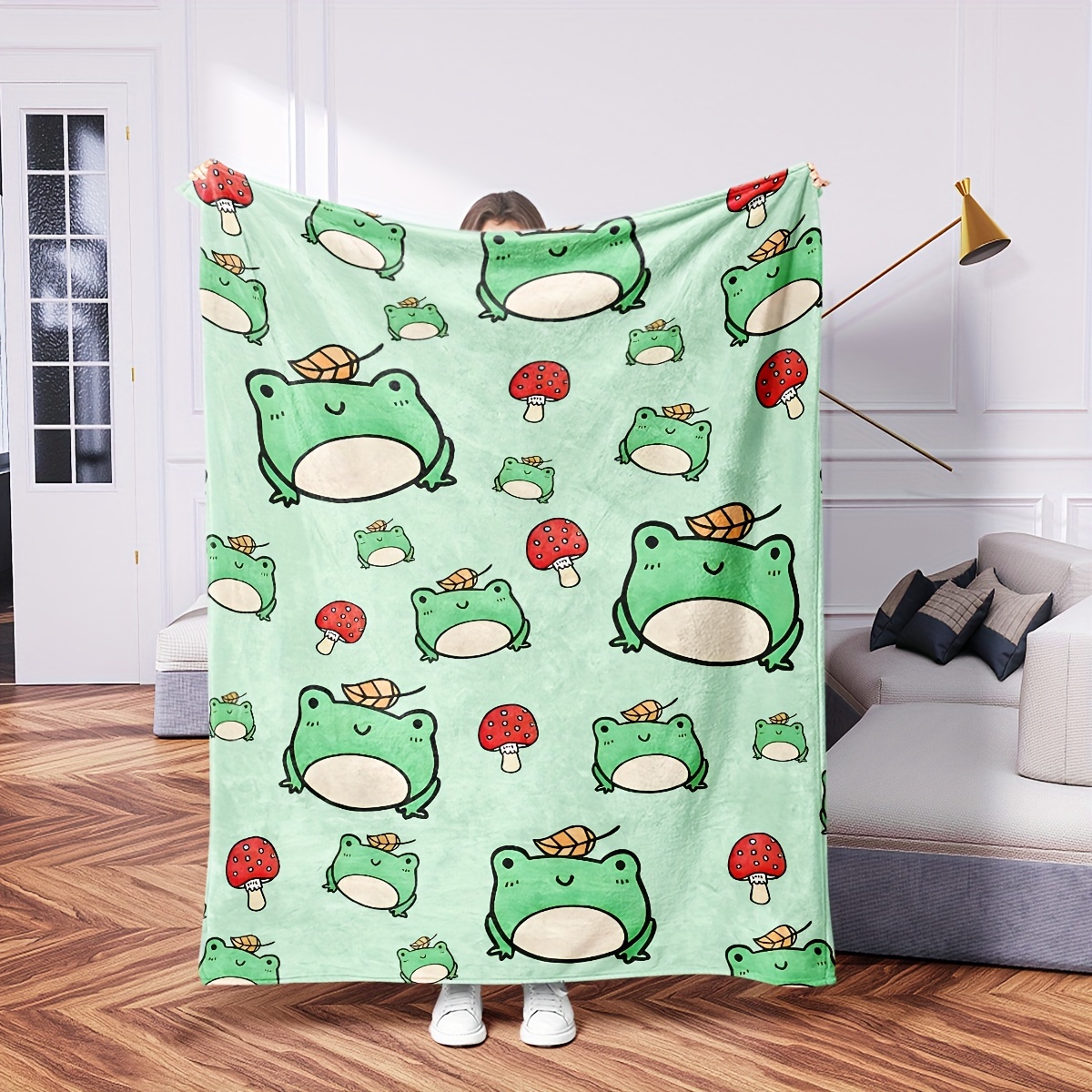 Frog Hooded Blanket - Temu
