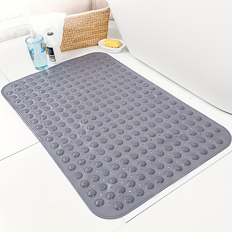 Bath Mats Non-slip Bathtub Mat Pvc Safety Shower Mat With Drain