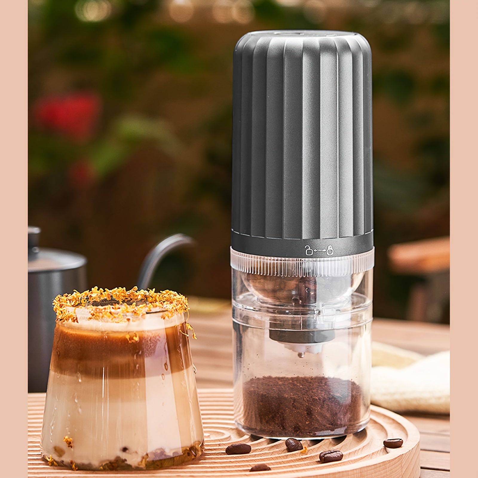 Portable Coffee Grinder With Ceramic Grinding Core Type c - Temu