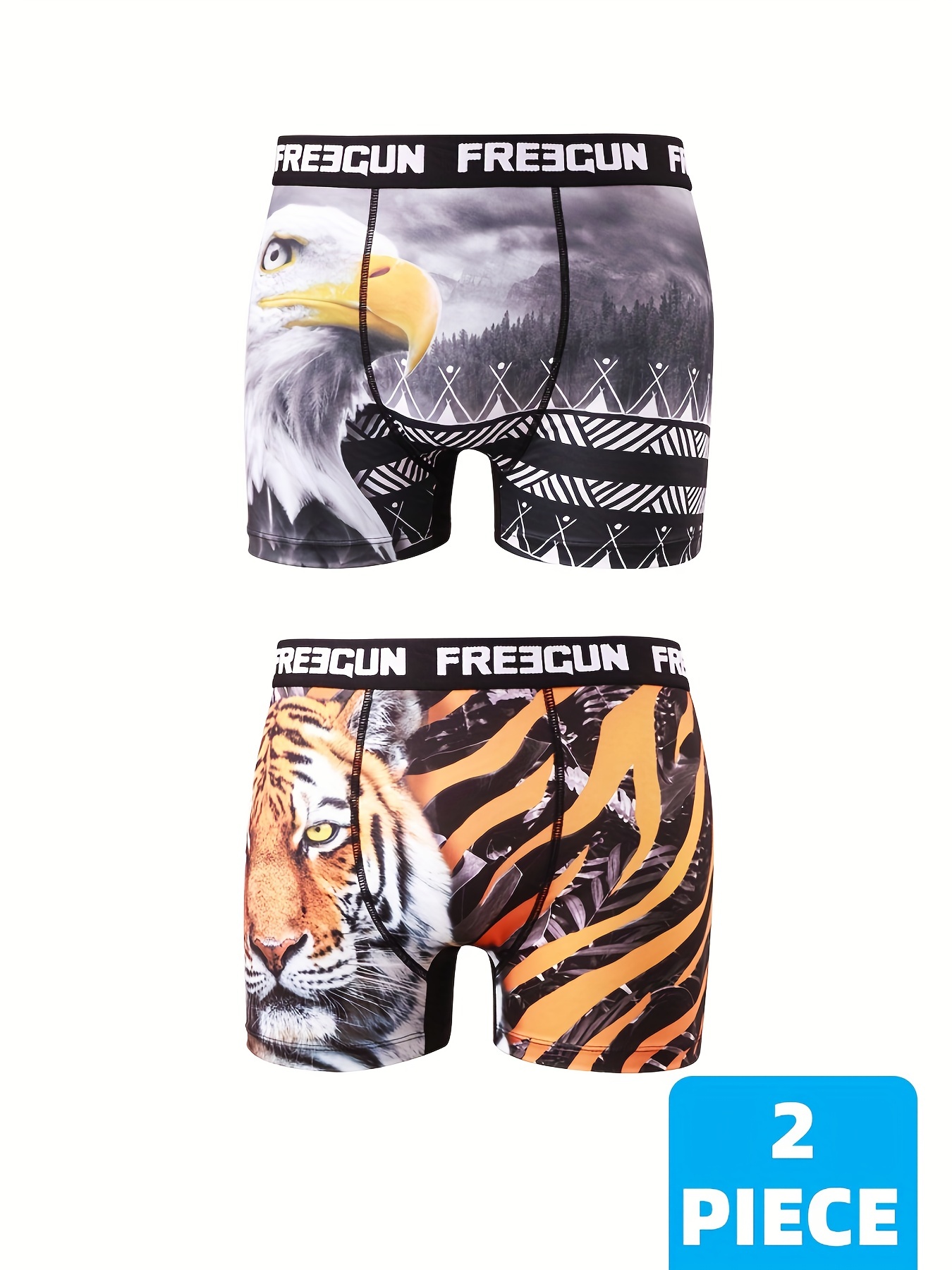 FREEGUN Set of 3 Boy's Halloween Boxers - Very comfortable