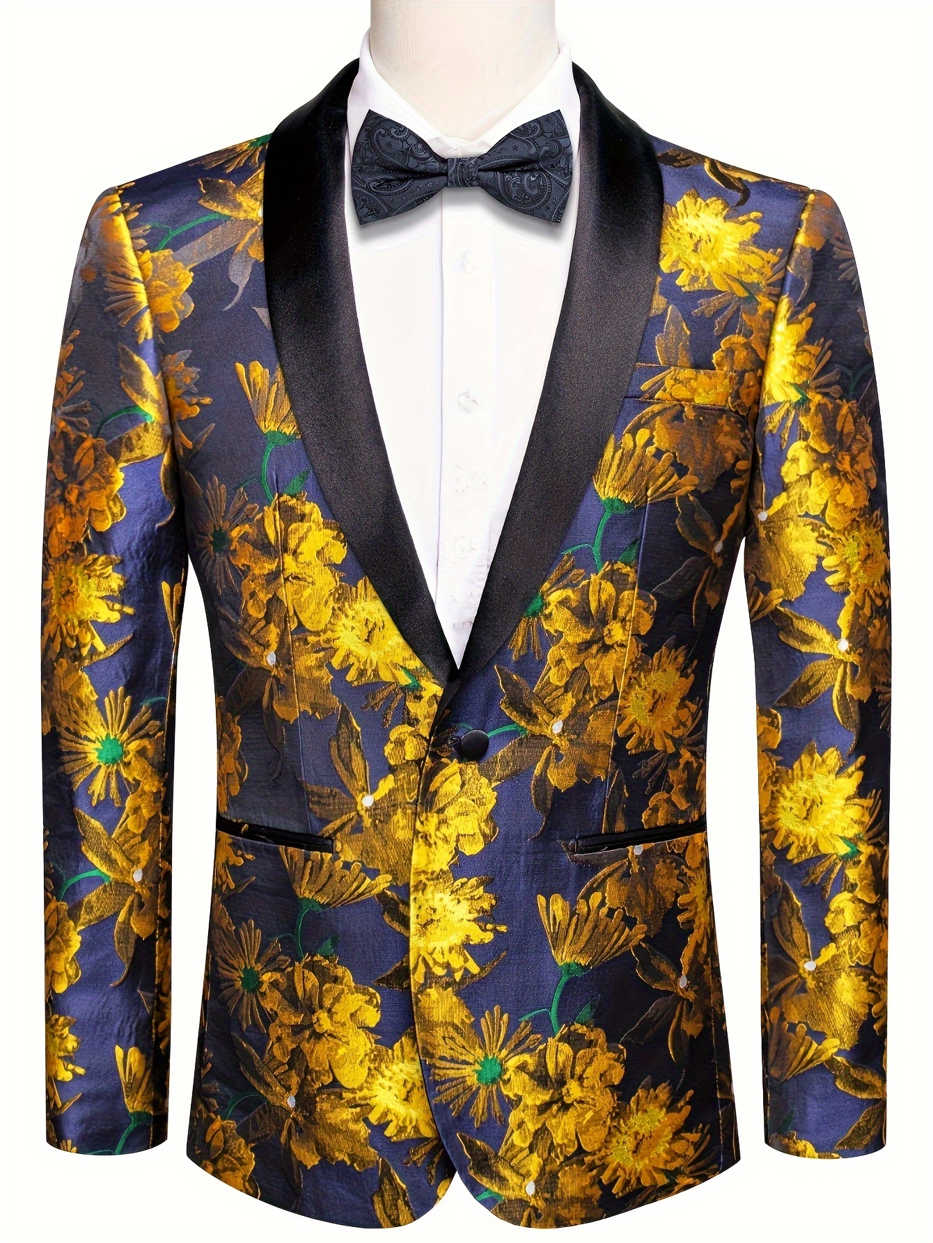 Flower on sale suit jacket