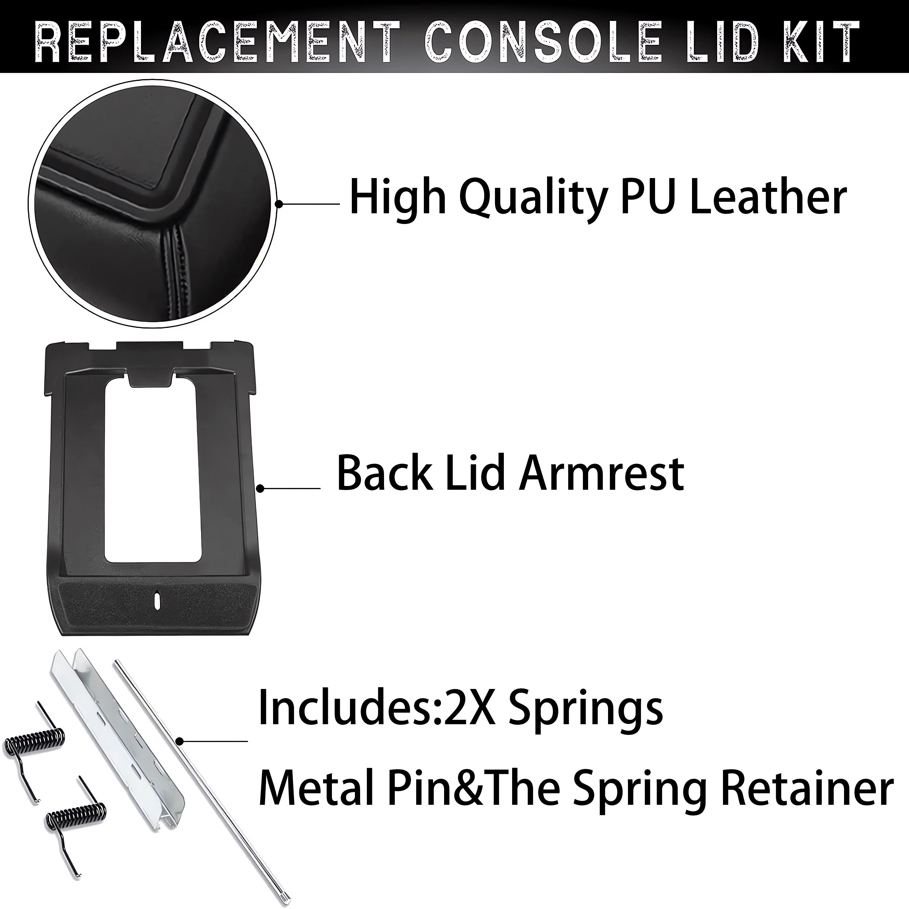Center Console Armrest Kit Replacement Silverado Avalanche - Temu