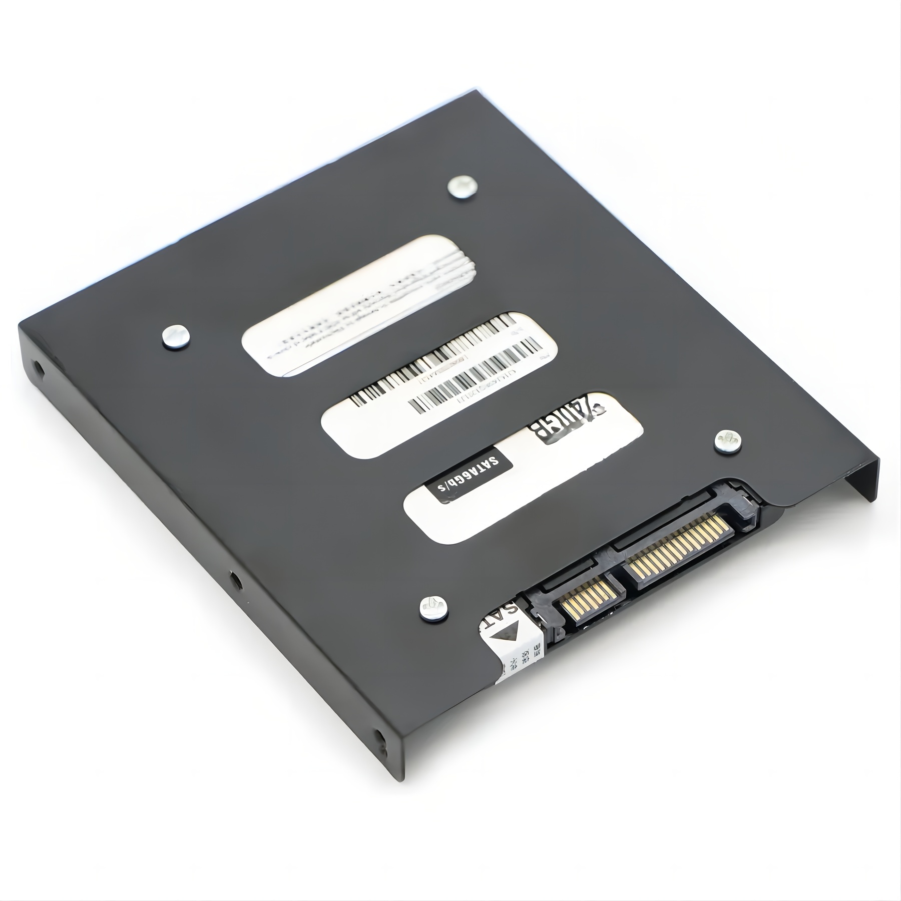 2packs 2.5 To 3.5 SSD HDD Hard Disk Drive Bays Holder Metal Mounting  Bracket Adapter For PC SSD Holder