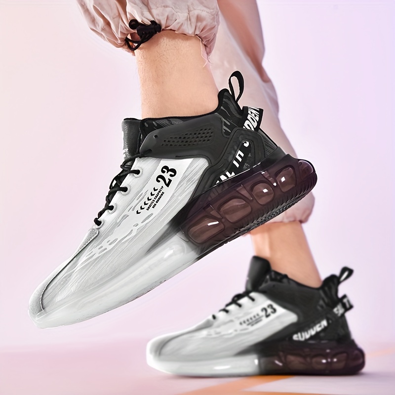 Chaussures De Sport À Lacets Pour Hommes - Chaussures Athlétiques -  Amortissement Des Chocs Et Respirabilité - Course À Pied, Basketball,  Entraînement En Salle De Sport - Temu Belgium