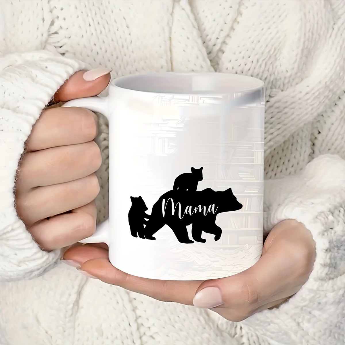 Mama Bear Coffee Mug Ceramic Tea Mugs For Mother Funny - Temu