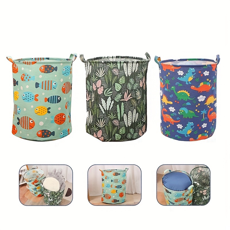 Cesto plegable para la colada, cesta de malla abierta con dibujos animados,  clasificación de ropa sucia, juguetes para niños, caja de almacenamiento  para el hogar, Organizador - AliExpress