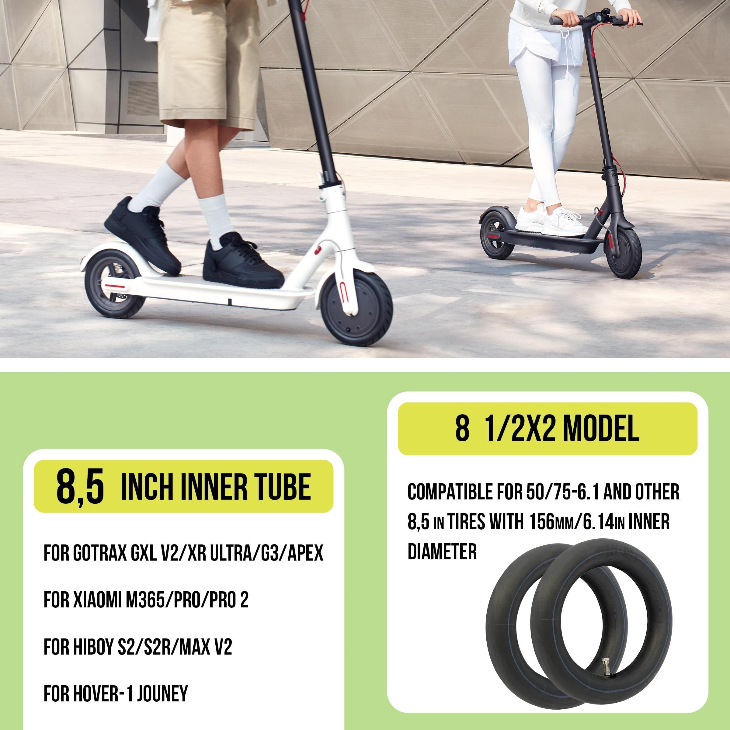 Solid Tire Electric Scooter Cycle Model 50/75-6.1 Replacement