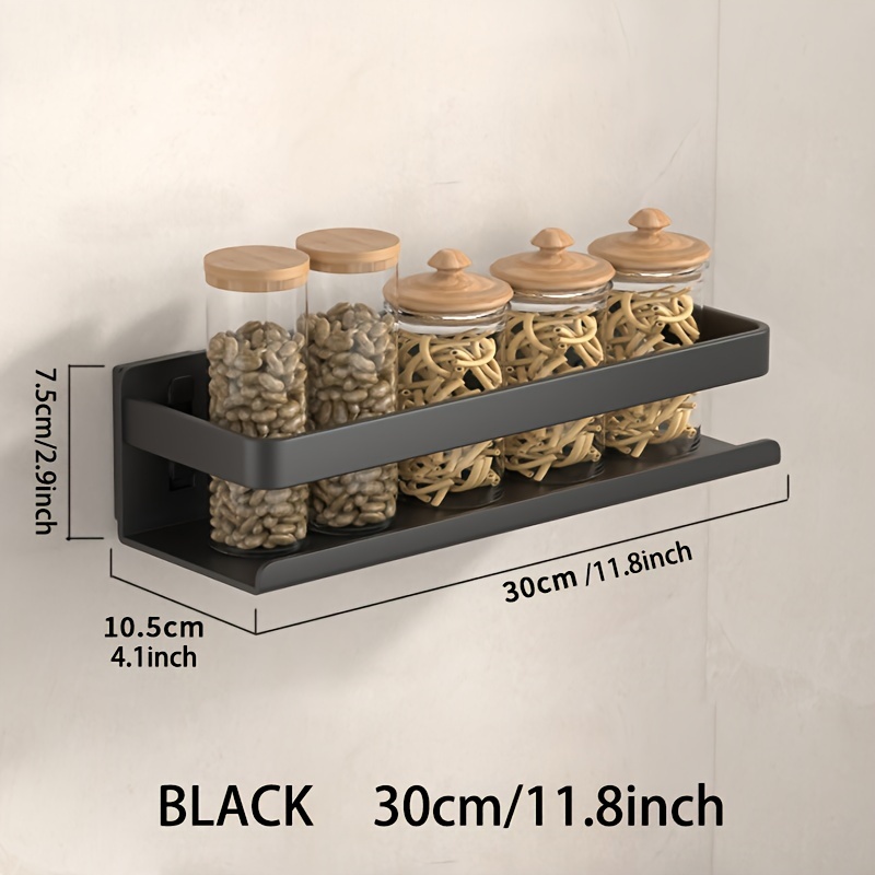 Kitchen Spice Storage Shelf Spice Rack Thickened Stainless Temu