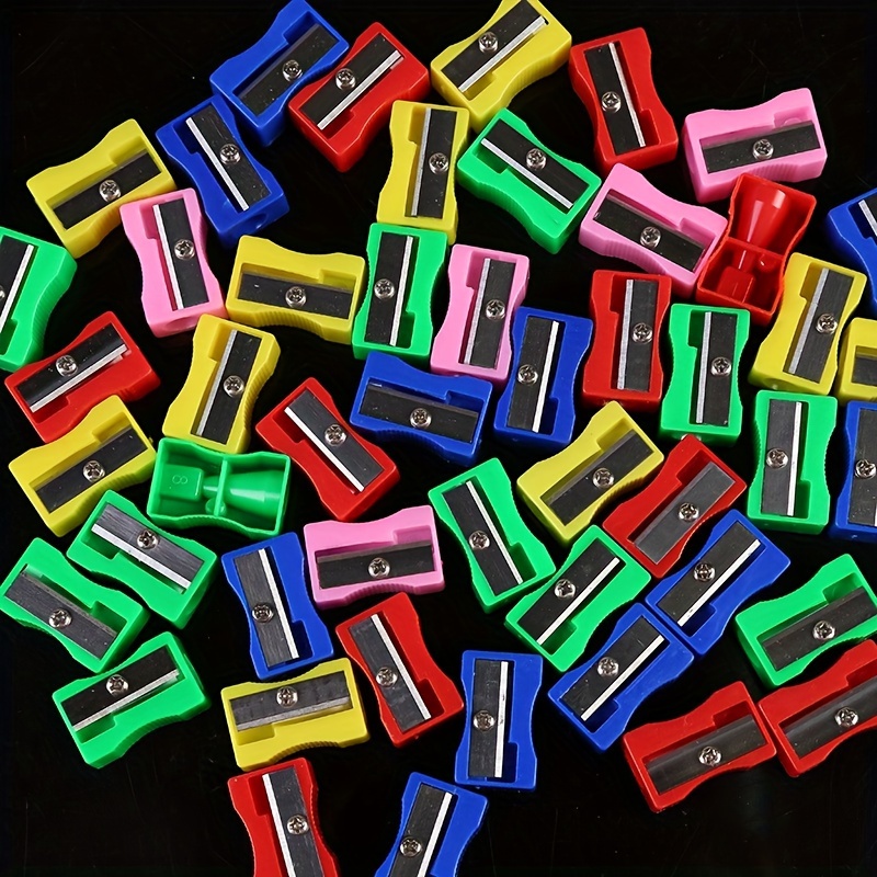 School World 3Pcs. Assorted Color Pencil Sharpeners