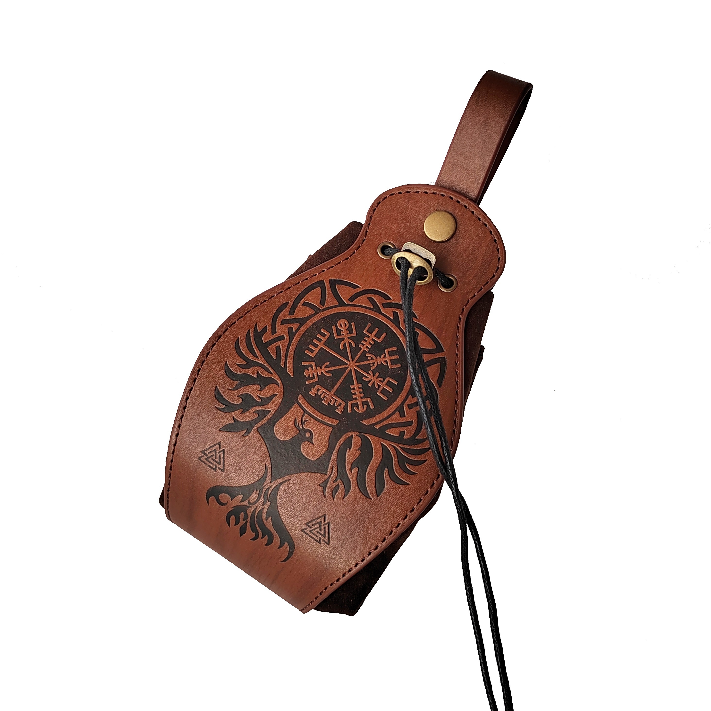 Bolso Medieval Estilo Vikingo Correa Desmontable Accesorios - Temu