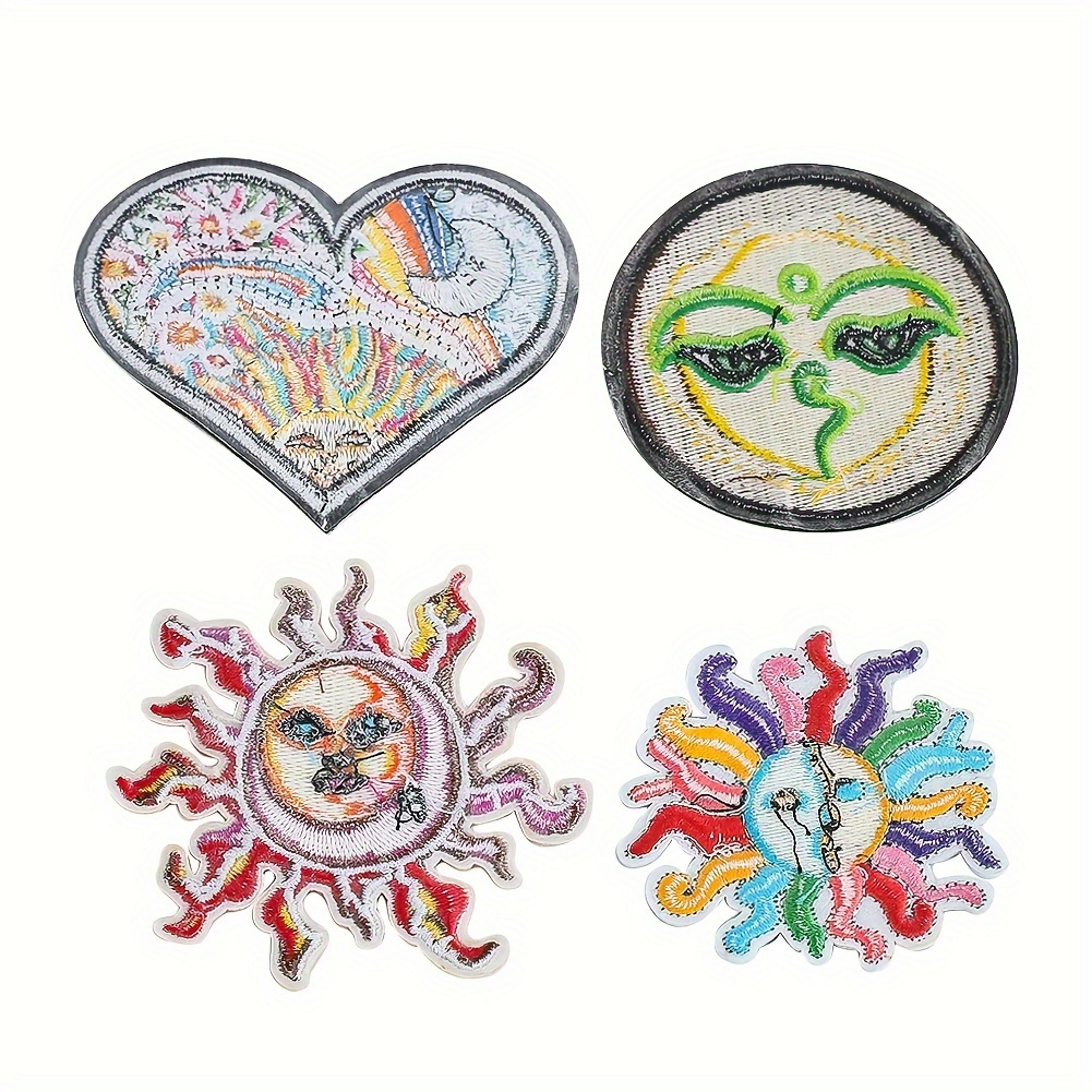 Hippie Vintage Patches Diy Decal Stickers Embroidery - Temu