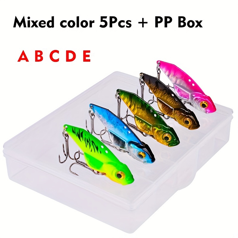 Sinking Metal Fishing Lures Storage Box Long Casting Bionic - Temu