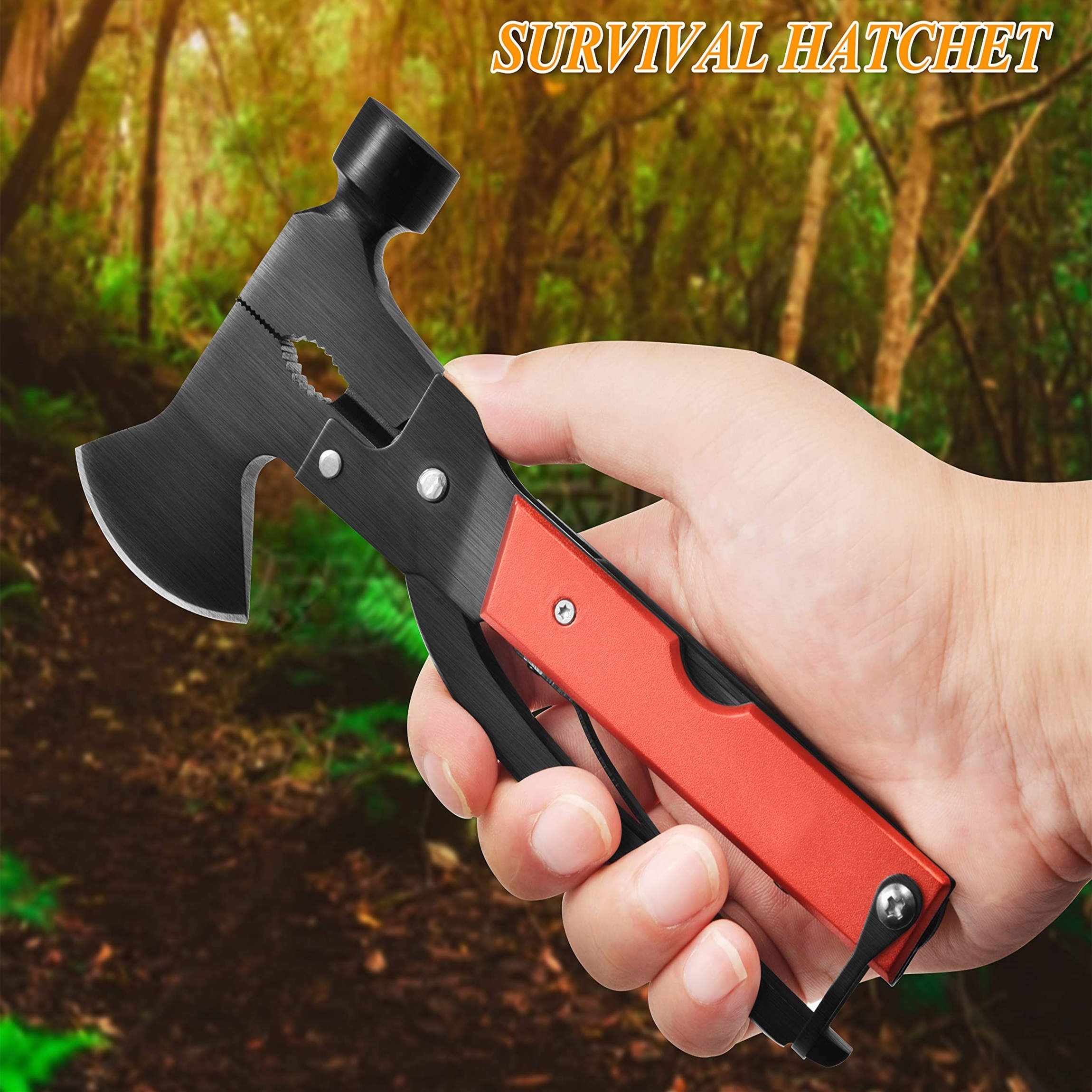 2023 Special Design 14 in 1 Hammer Multitool for Men Survival