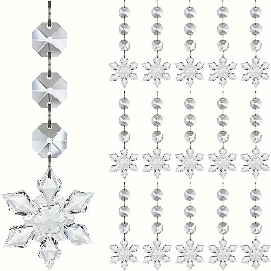 Hanging Crystals For Centerpieces Chandelier Garland Clear - Temu