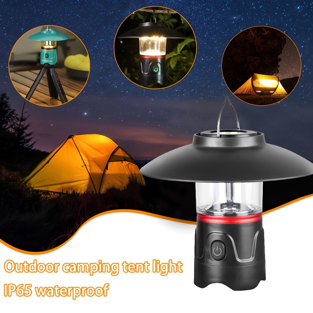 Rechargeable Camping Light, Dimmable Camping Tent Light, Outdoor Portable  Waterproof Led Lantern, Lightweight Tent Light, Suitable For Terrace,  Outdoor Hiking, Power Outage Emergency - Temu