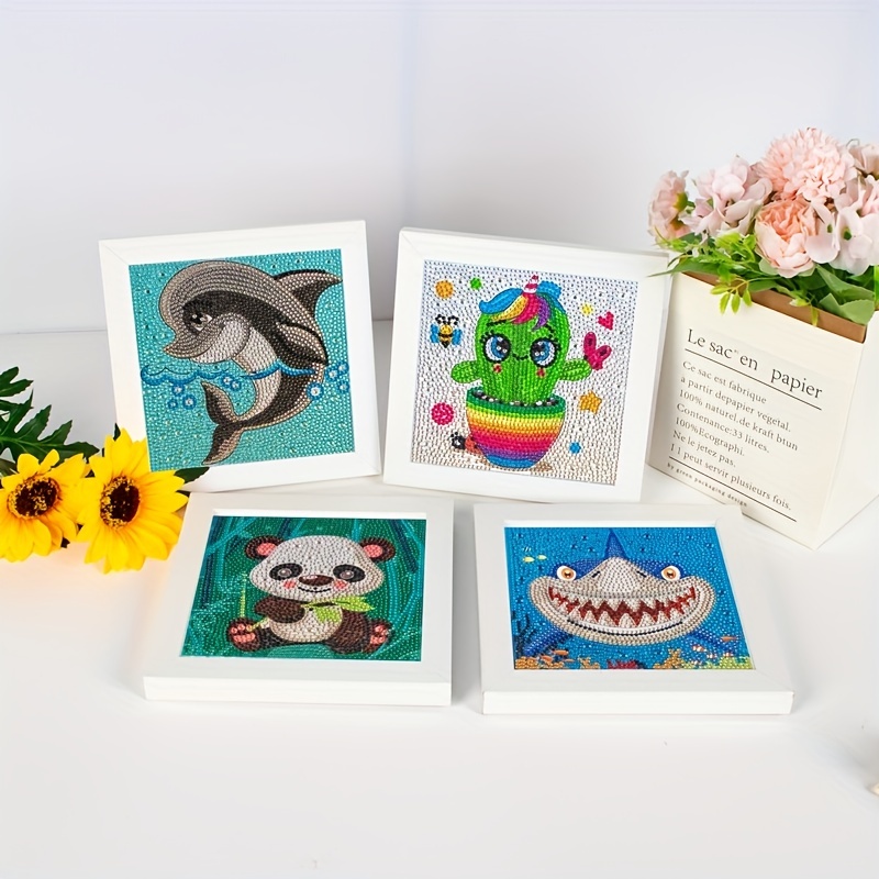 Easy 5D Panda Diamond Painting Kit for Kids Beginners Diamond Art Kits for  Boys&Girls Painting Accessories Tools Gem Art Painting kit Diamond Art for