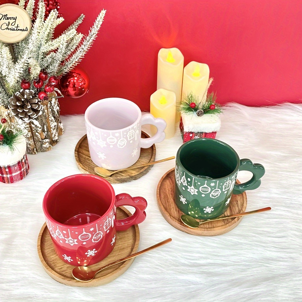 Ceramic Coffee Mug Tall Coffee Cup For Christmas Gift Large - Temu
