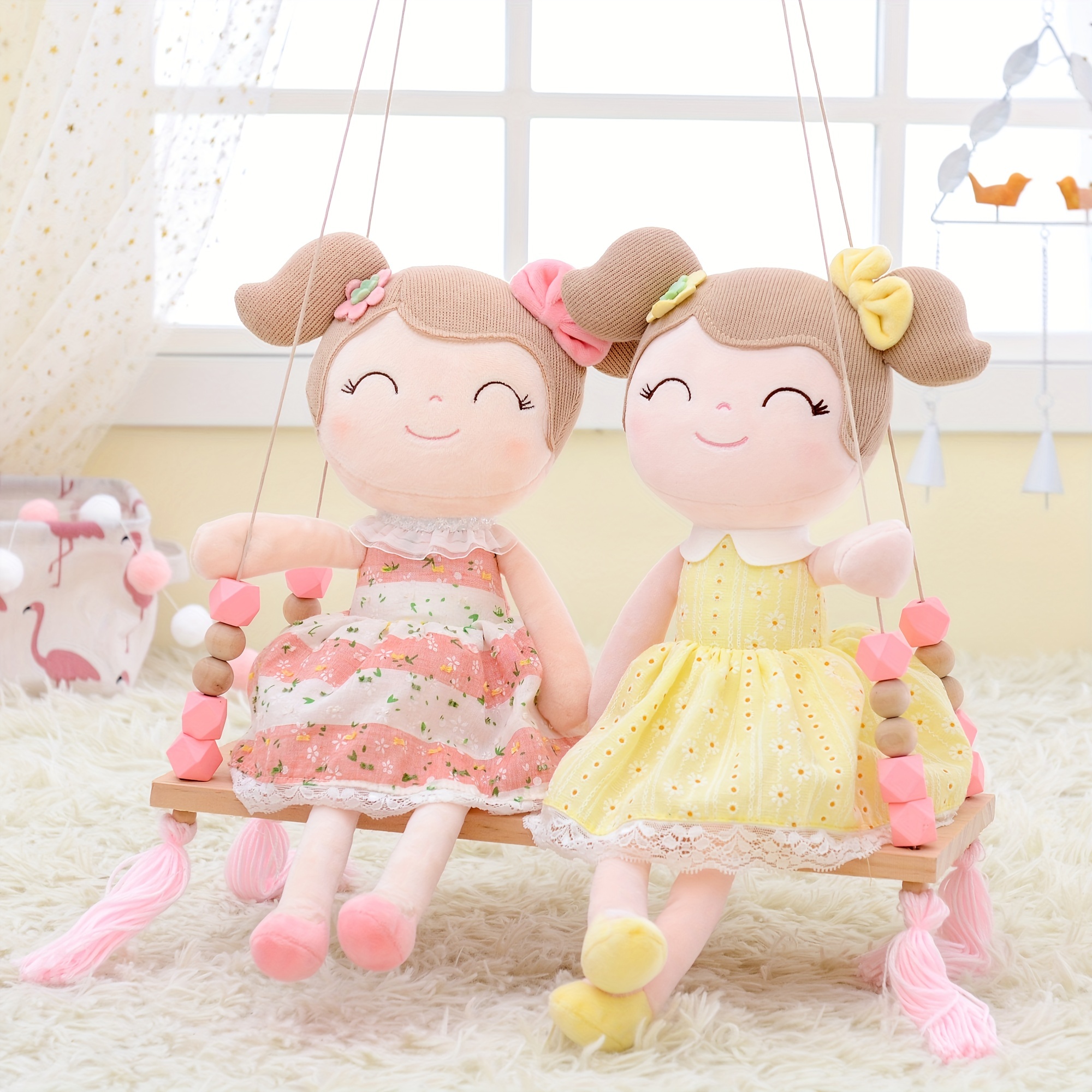 40cm Girls Princess Dolls Baby Stuffed Plush Doll Toys Kids Soft