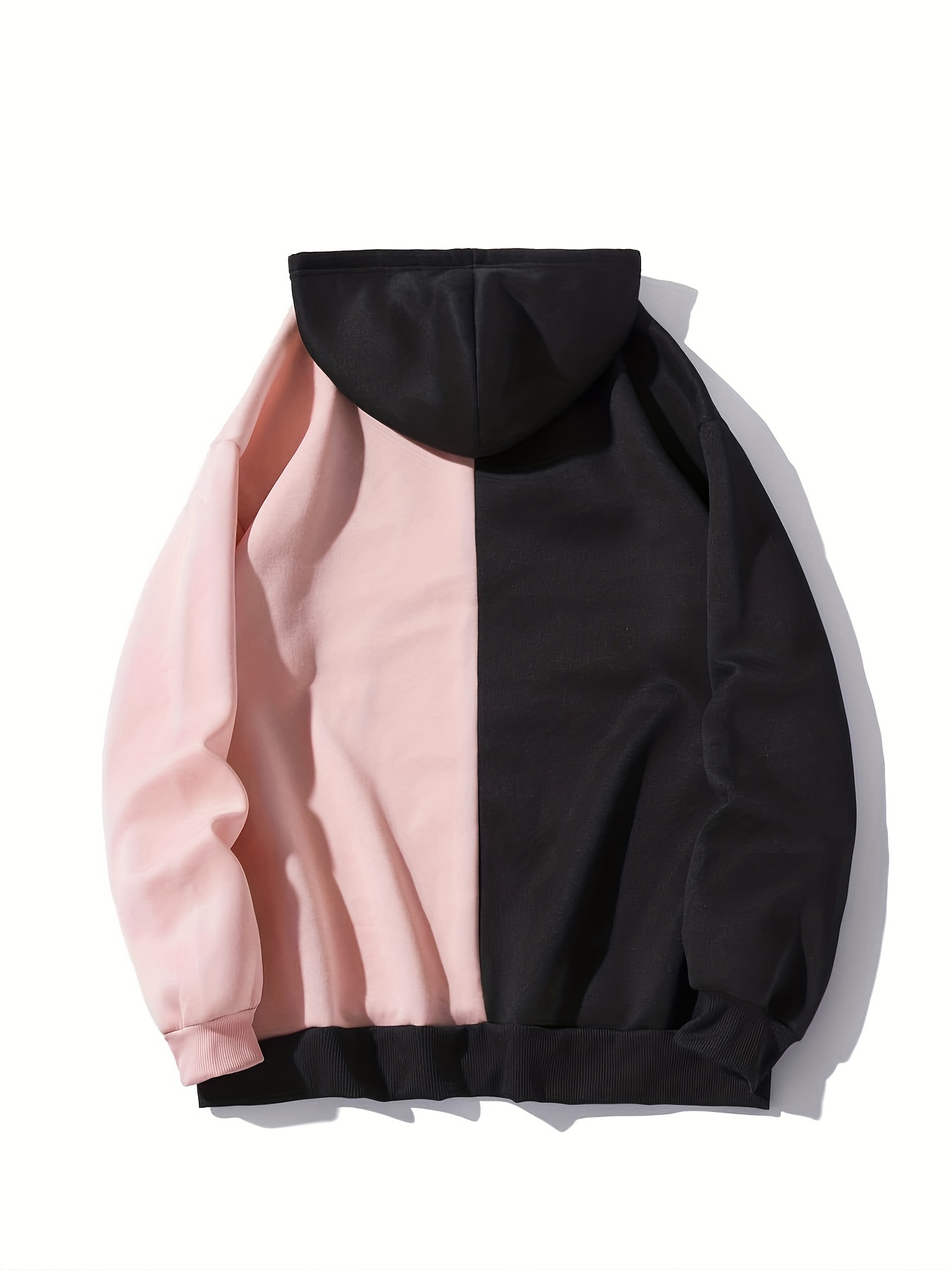 pink brand all black zip up jacket
