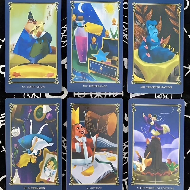 Tarot no país das maravilhas cartas de jogo de tabuleiro oracle
