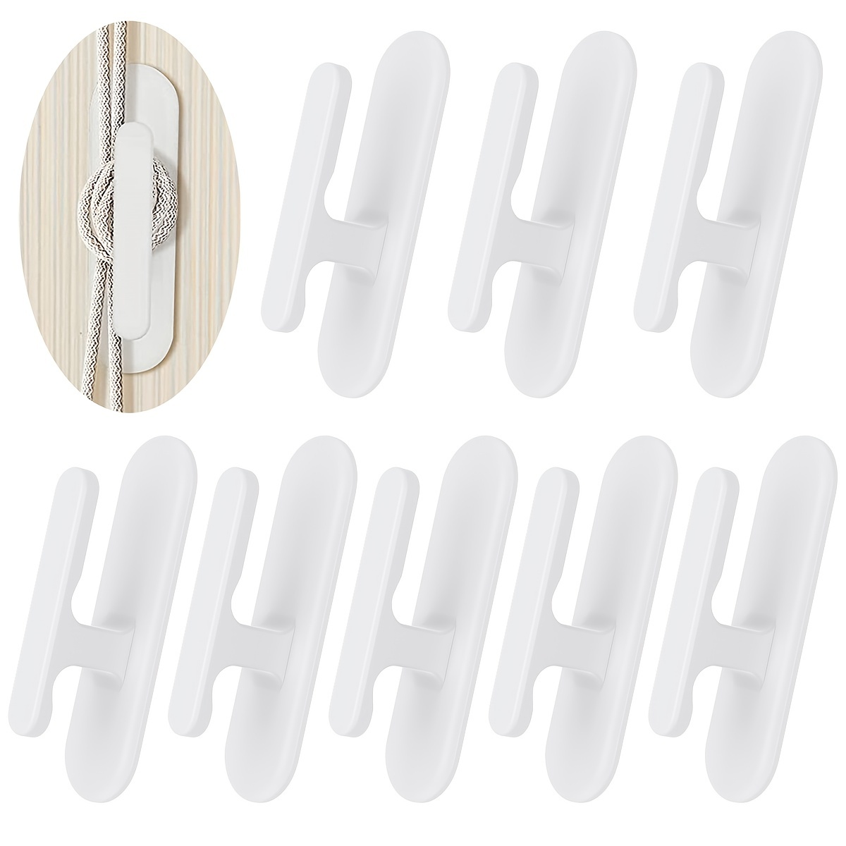 8Pcs Blind Cord Twisters Self-Adhesive Blind Cord Winder Plastic