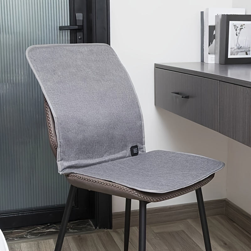 Heated seat cushion and backrest integrated office heating artifact heated  seat pad electric heated chair back