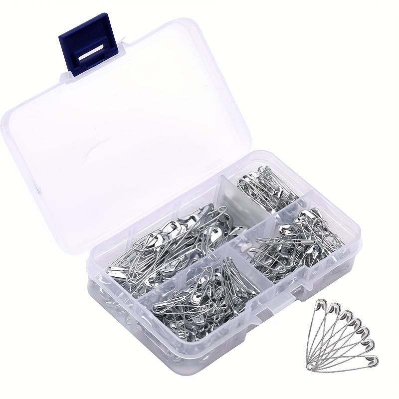  250 Pack Safety Pins by Luxurecourt, 4 Assorted Sizes