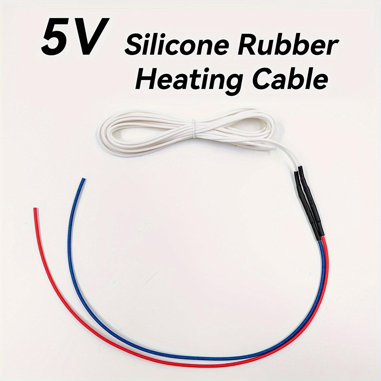 Cable calefactor de silicona, Cable aislado con silicona