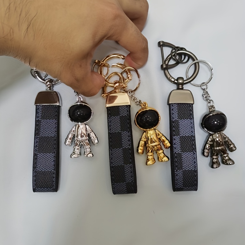 Creative Astronaut Key Ring Mens Metal Waist Hanging Key Ring Car