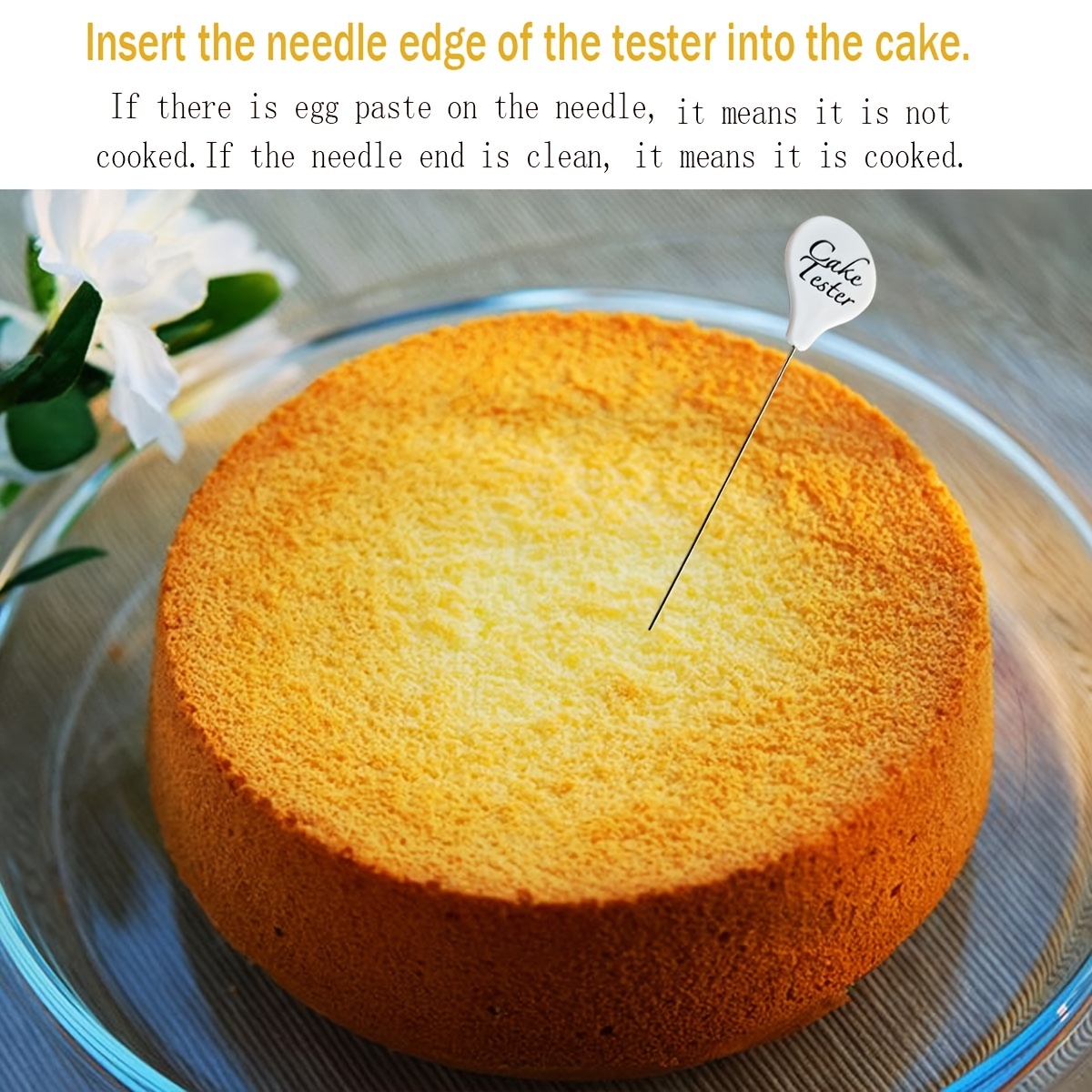 Cake Tester Needle Stainless Steel Cake Testing Probe Cake - Temu