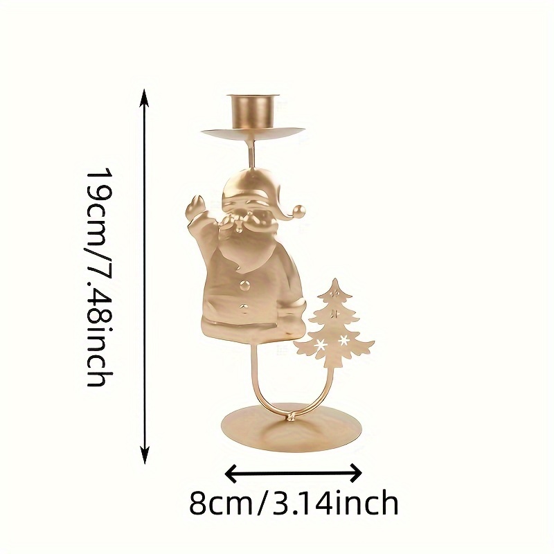 Christmas Sale! Reindeer Tealight Candle Holders, Holiday Metal Candlestick  Black Tea Light Stands, Christmas Decoration for Home, Table, Fireplace