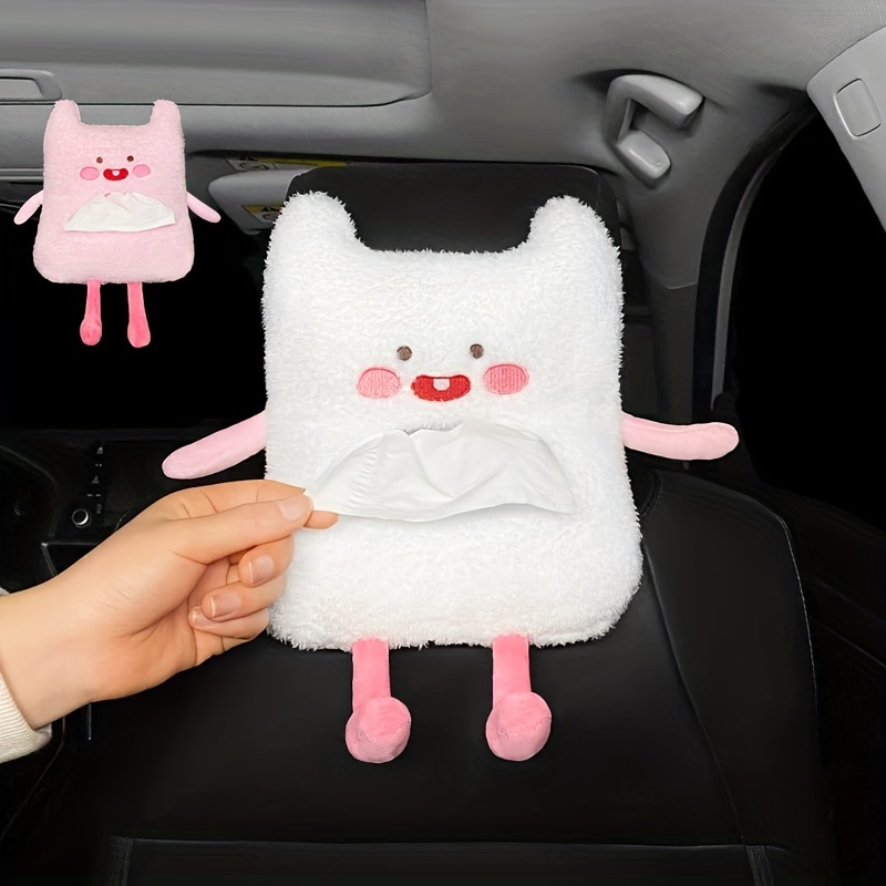 Kawaii Car Accessories Car Tissue Holder Armrest Paper Container Duck Plush  Car Tissue Box Duck Toilet Paper Holder Home Bathroom Accessories