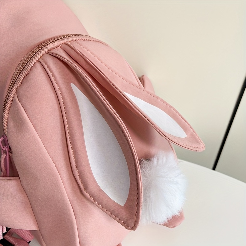 Children's Messenger Bag Cartoon Cute Rabbit Crossbody Bag For Girls  Kindergarten Pu Shoulder Bag Coin Purse Waterproof Satchel Bag - Temu