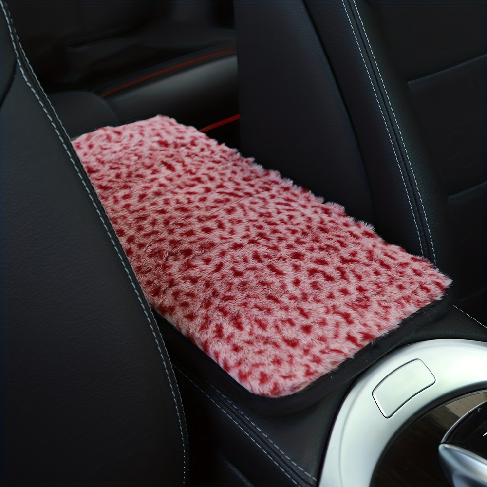 1pc Car Center Console Pad, Plush Material Universal Car Armrest Seat Box  Cover Protector For Winter Interior Accessories For Most Vehicle