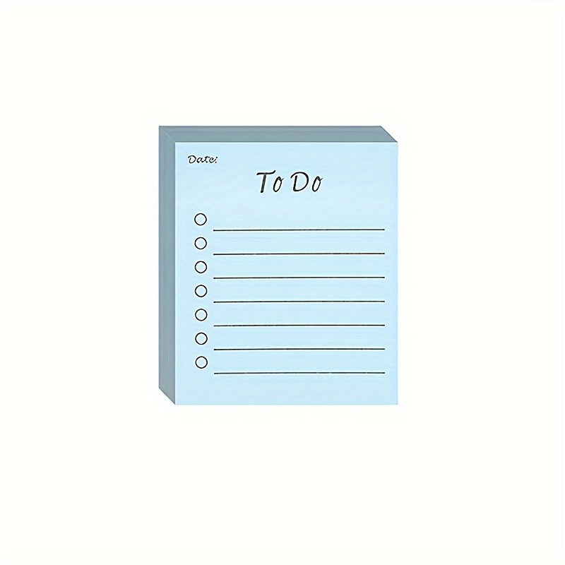 1pc Multicolor Sticky Notes Work Memo Pad Planner Time Management