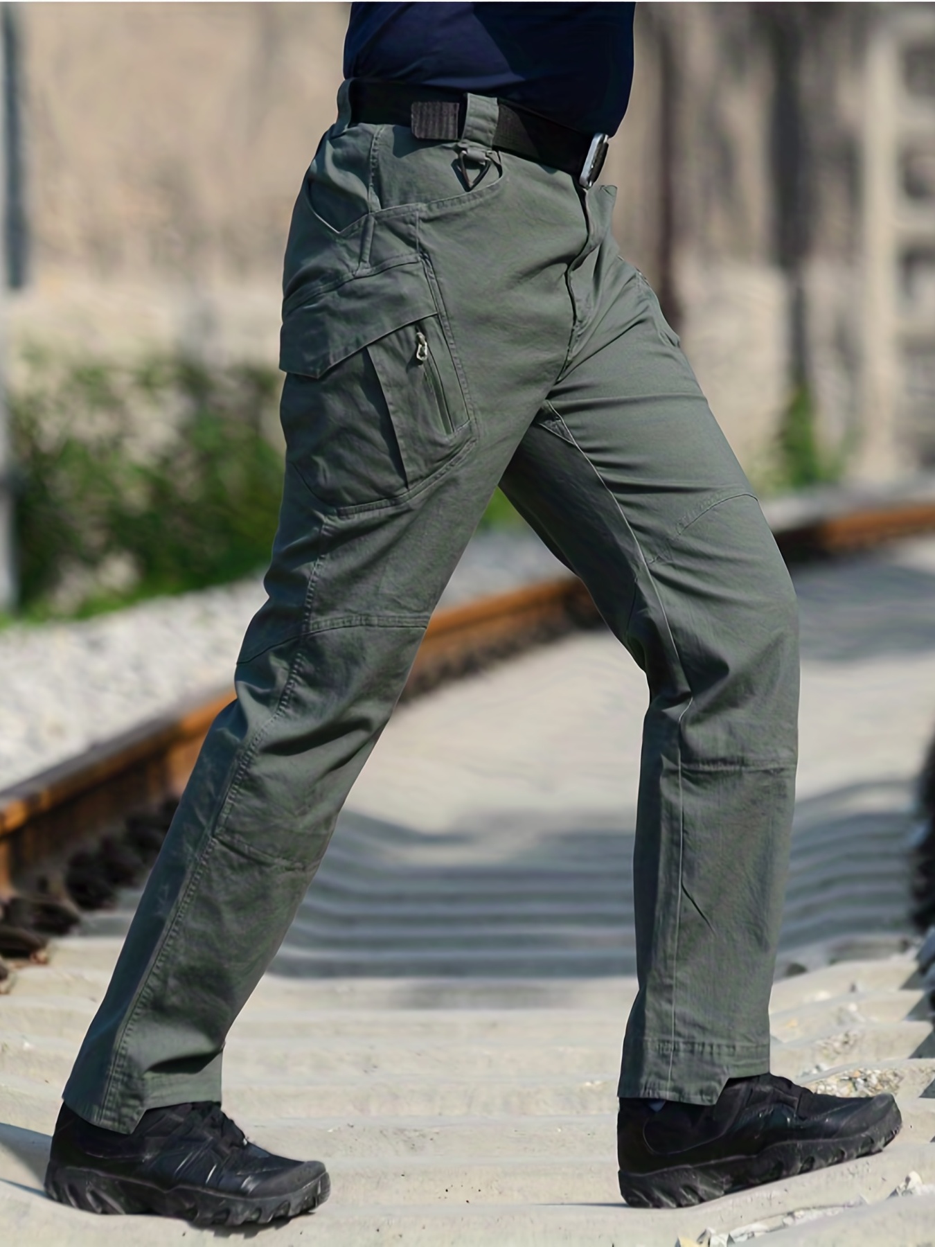 Durable Soldier Tactical Waterproof Pants Men Cargo Pants Combat Hiking  Outdoor