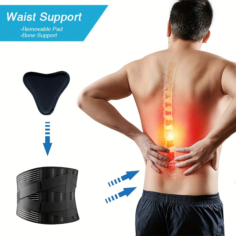 Lumbar Support for Men Women Lower Back Pain Relief Breathable