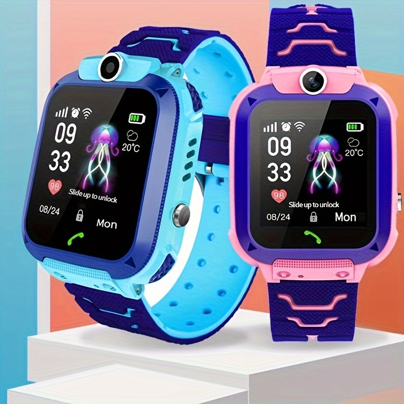 Reloj Inteligente Smartwatch Infantil Táctil Tarjeta Sim Azul