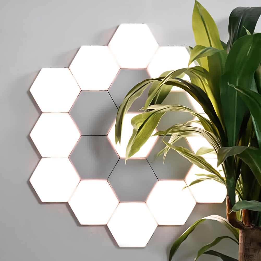 Panel Luz Led Inteligente Impar Lámpara Led Hexagonal Panal - Temu Chile