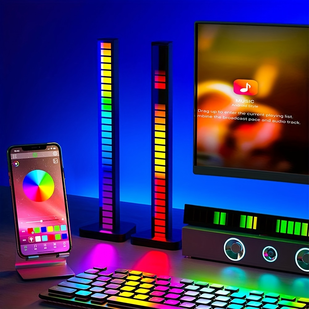 Music Sync Led Light Bar: Create A Colorful Dynamic Ambience - Temu