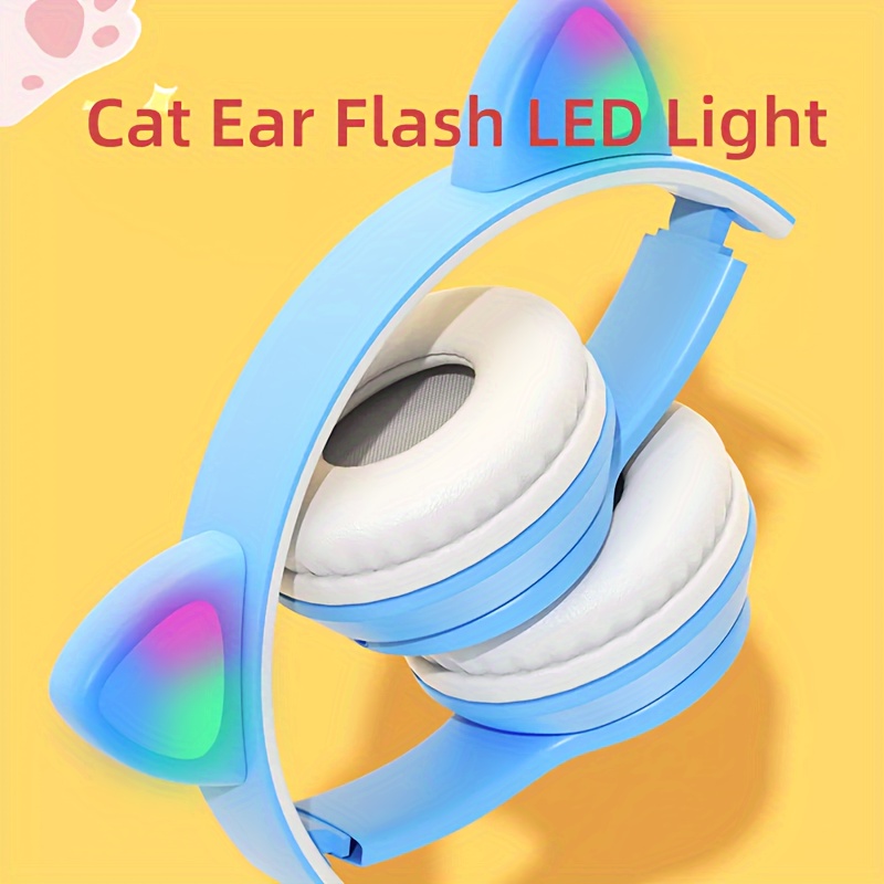 point fidget jouets mignon casque bulle jouet antistress monté sur la tête  sans fil casque arc-en-ciel stéréo écouteur