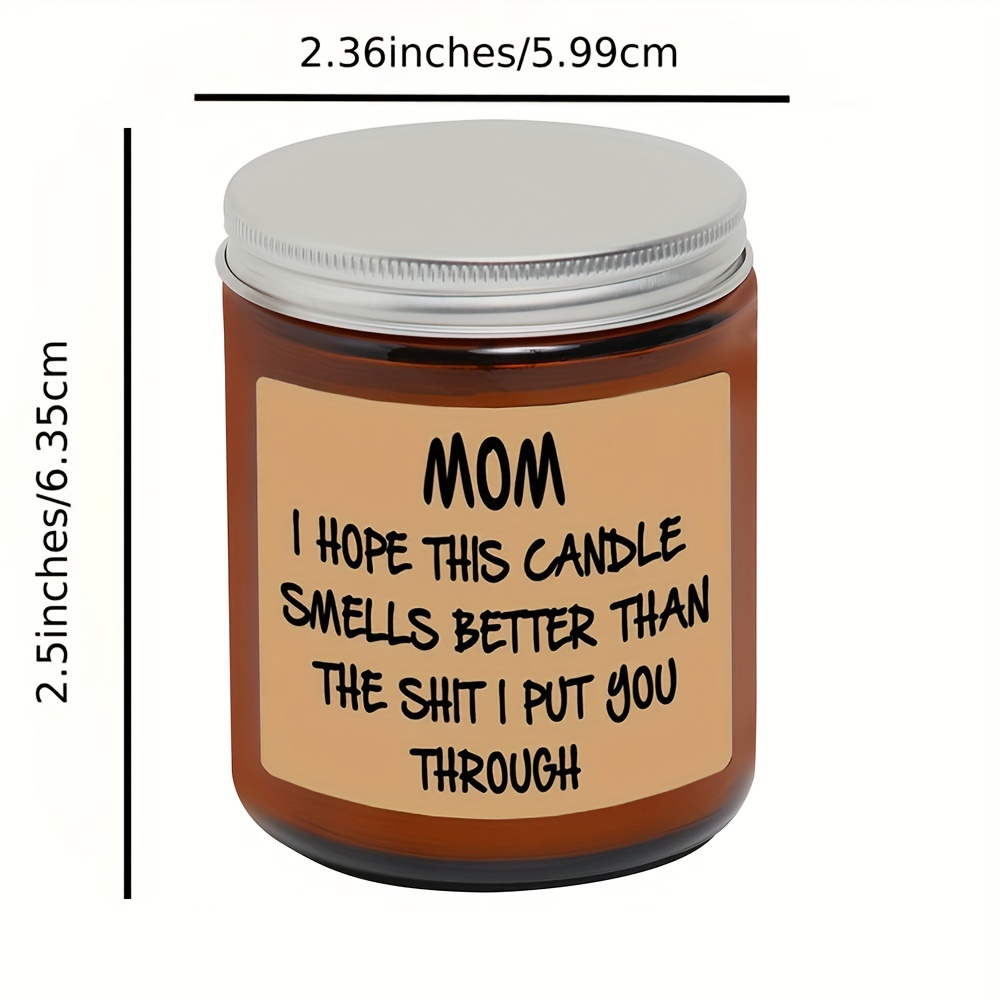 Scented Candles Aromatherapy Glass Jar Candles Funny - Temu