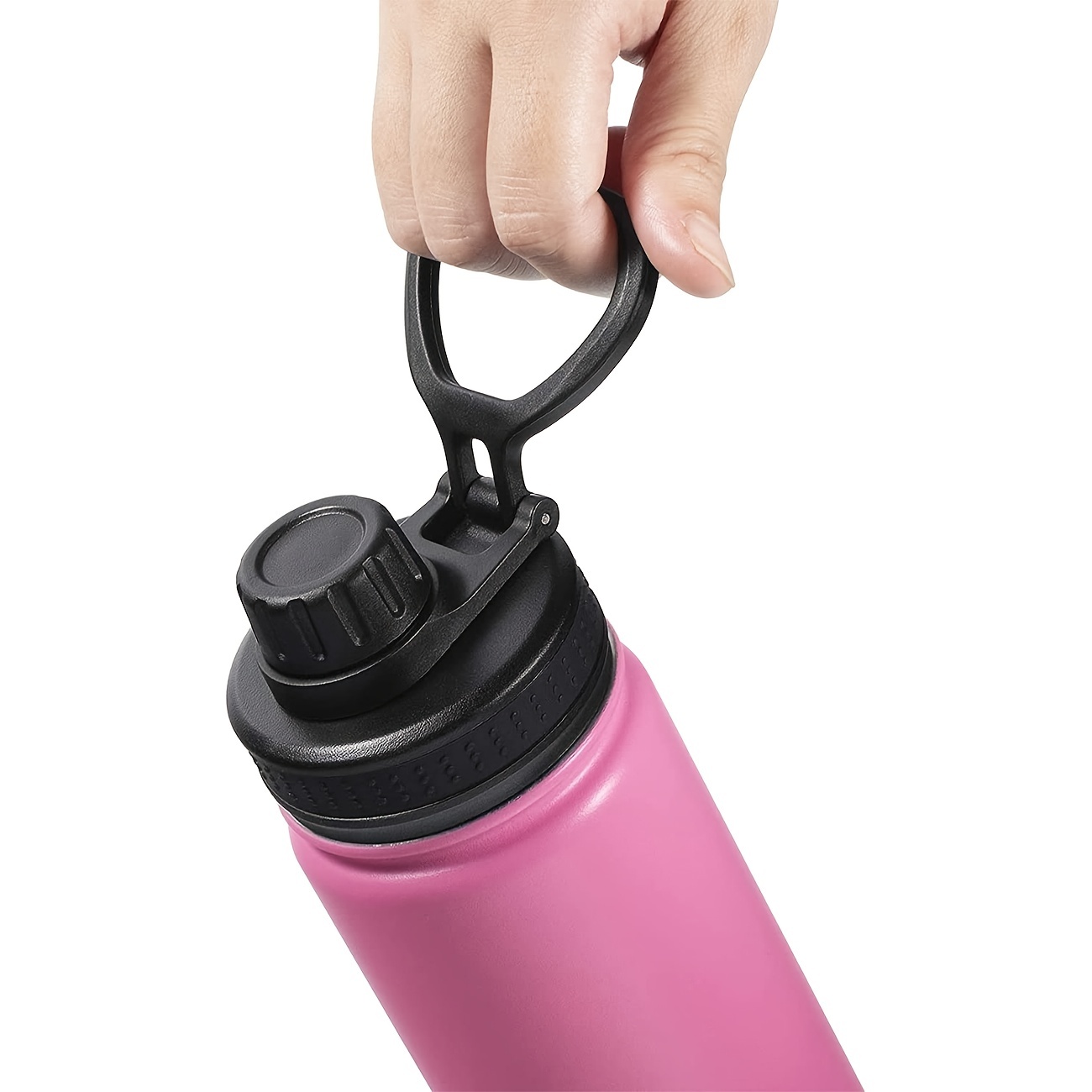 Reusable Replacement Lids With Handle For Wide Mouth Sport Water Bottles,  Cup Accessories - Temu