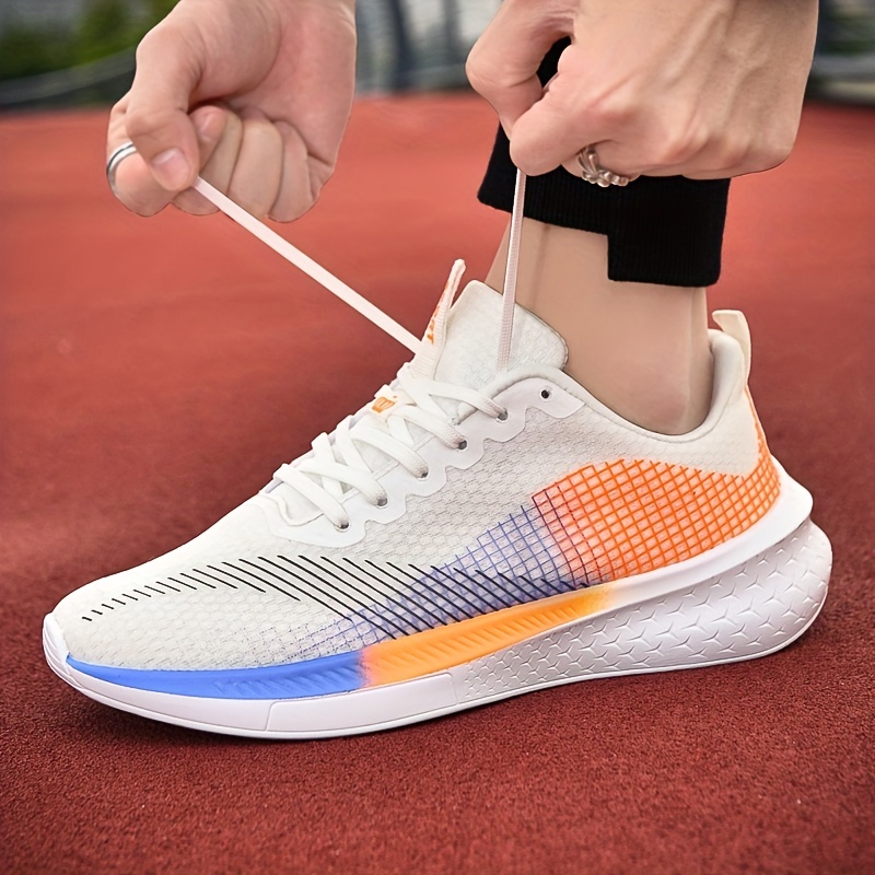 Men's Trendy Lightweight Breathable Sneakers For Running Jogging, Men's  Footwear - Temu