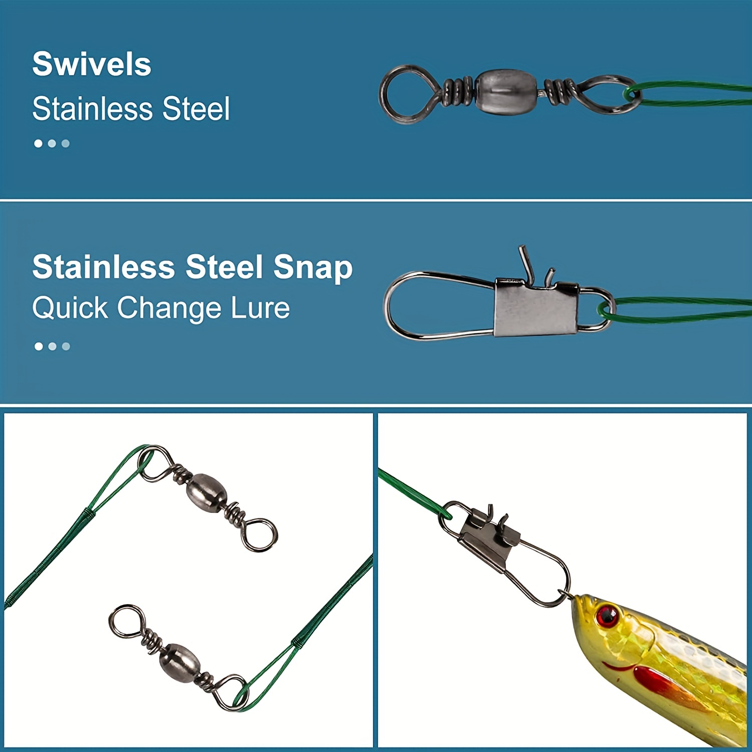 Premium Stainless Steel Fishing High strength Fish - Temu