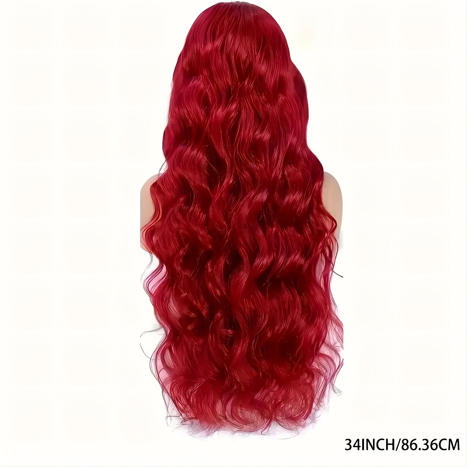 13x4 Red Wig Human Hair 150 Density Bright Red Lace Front Temu