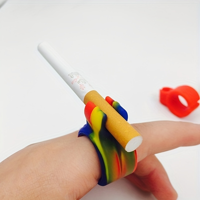 Creative Finger Protector Silicone Cigarette Holder Ring for Regular Smoking  Accessories