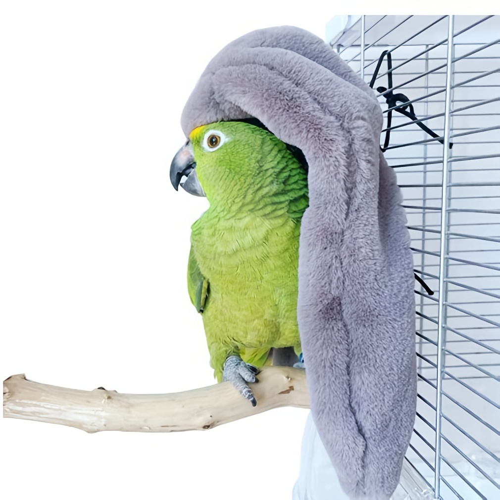 Colorful  parrot bird with fluffy feathers Fleece Blanket by