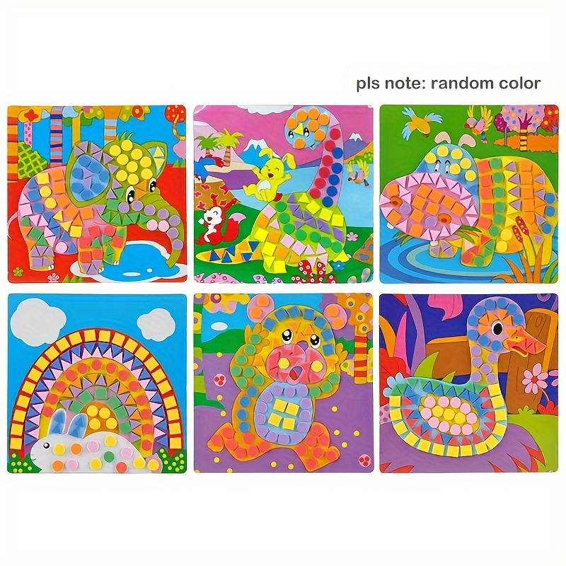 Sticker Puzzle Art Kit Sticker Book For Kids Students Gift - Temu
